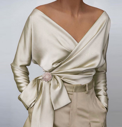 Davina - Elegantná blúzka z čistého hodvábu