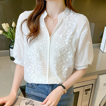 Camille – Biela Chemise Chic a Pohodlná