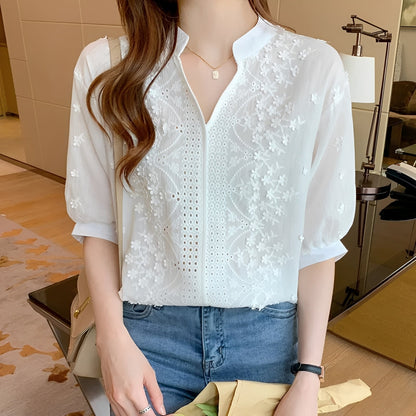 Camille – Biela Chemise Chic a Pohodlná