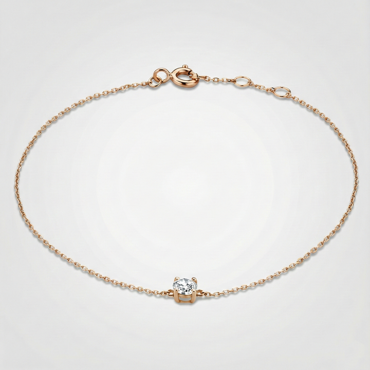 Náramek Klára s moissanitovým kamenem