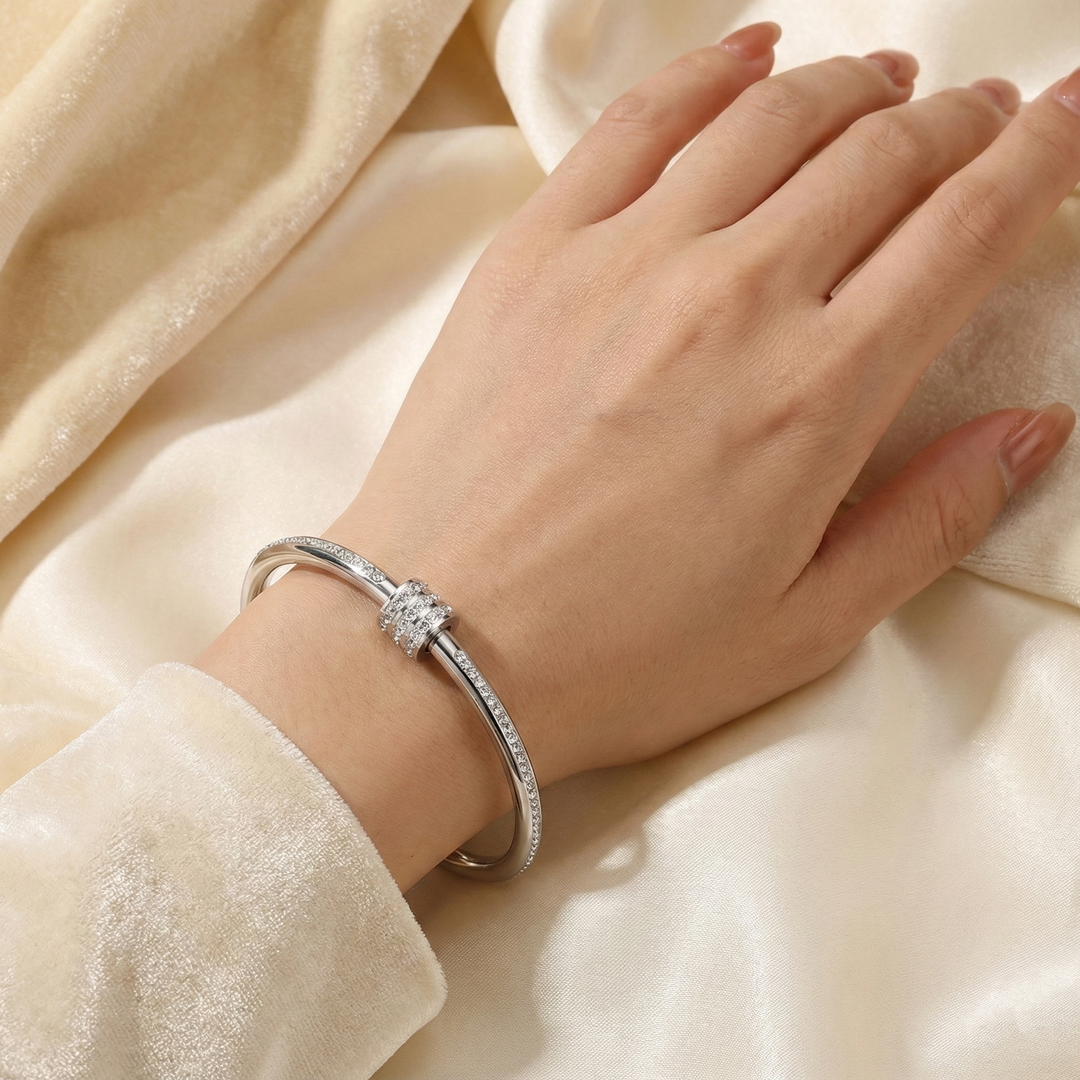 Náramek Tessandra Virelli | Bílé zlato