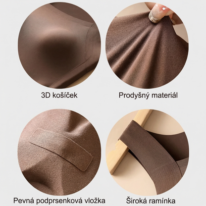 Věra – Tielko s integrovanou podprsenkou