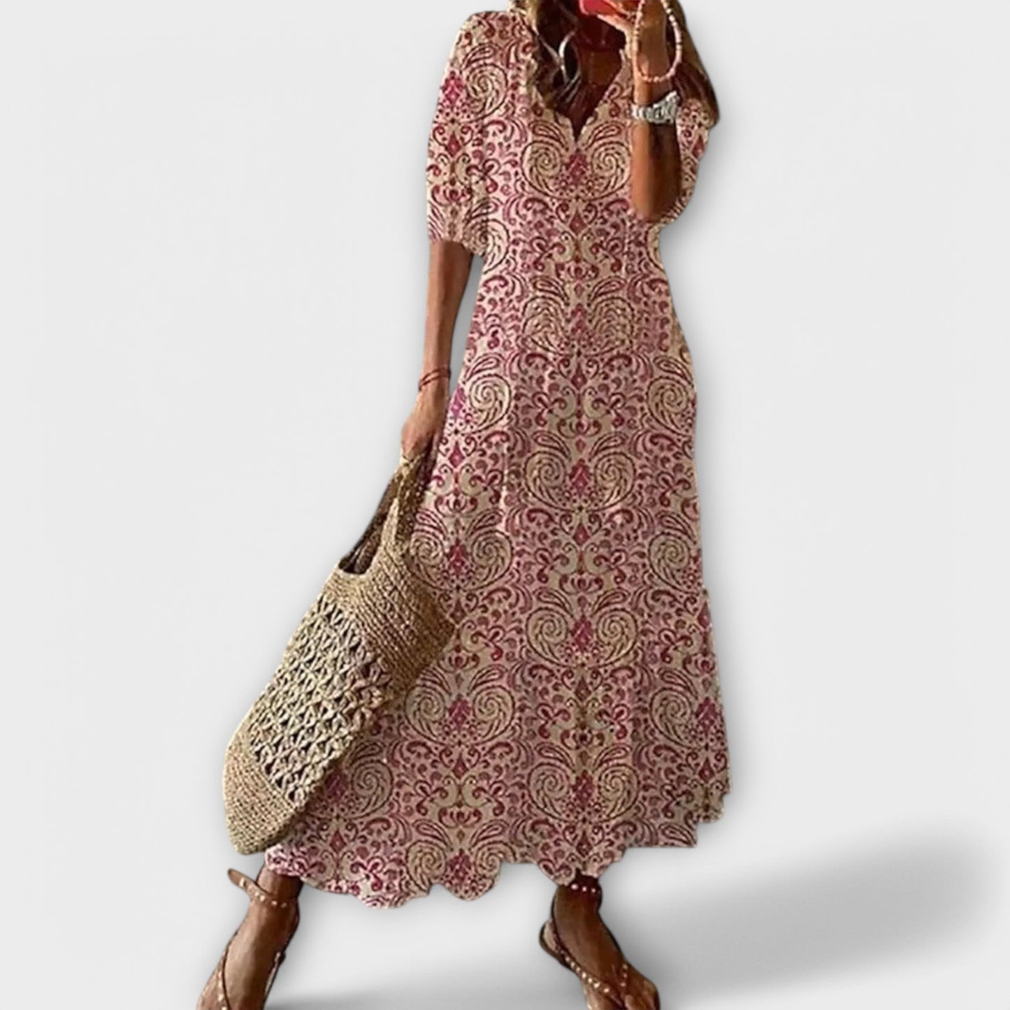 Bettina - Boho Maxi Šaty