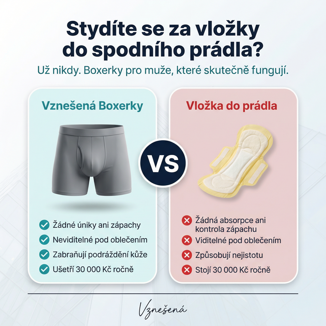 Sorex™ Absorpční Boxerky Modré - 4 ks