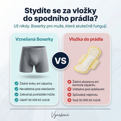 Sorex™ Absorpční Boxerky Modré - 4 ks