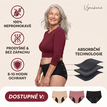 Nela™ Absorpční kalhotky – Diskrétní ochrana pro každý den
