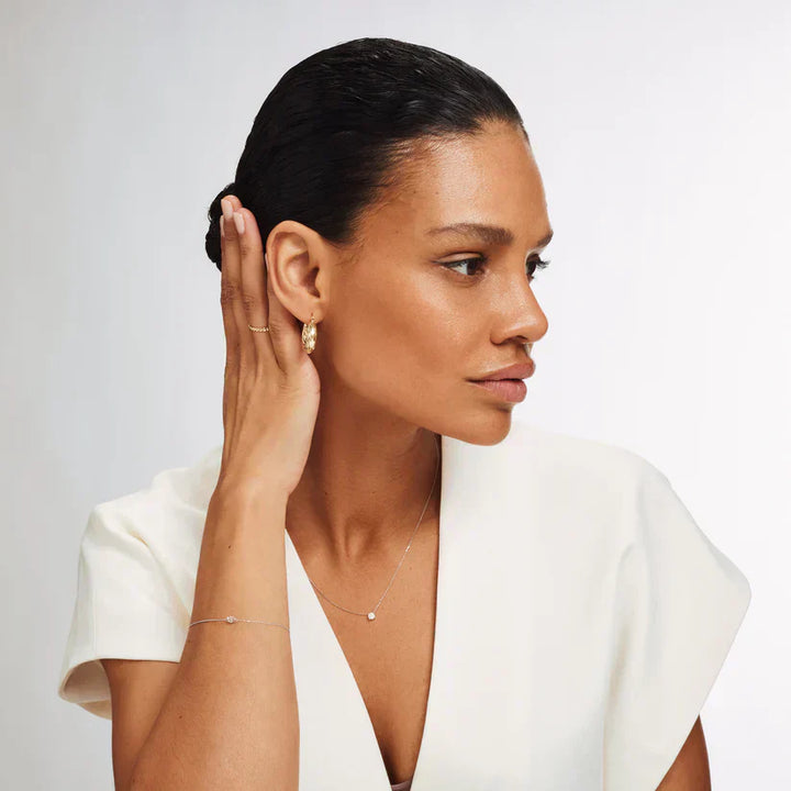 Náramek Klára s moissanitovým kamenem